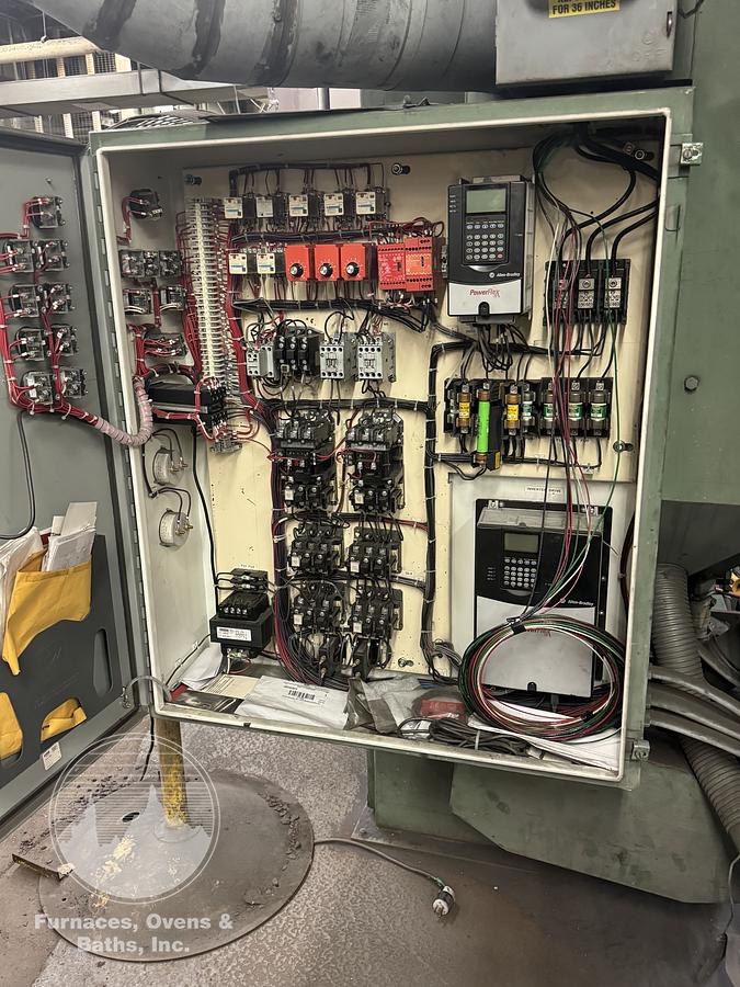 Used Goff 36 x 72 Spinner Hanger Shot Blast Machine