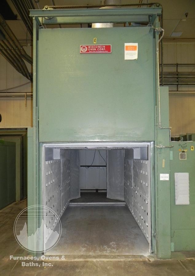 Used 72"W x 72"H x 132"L (11'), Wisconsin Walk-In Oven SWT-6116-E, 600°F, Electric, Powered Exhaust