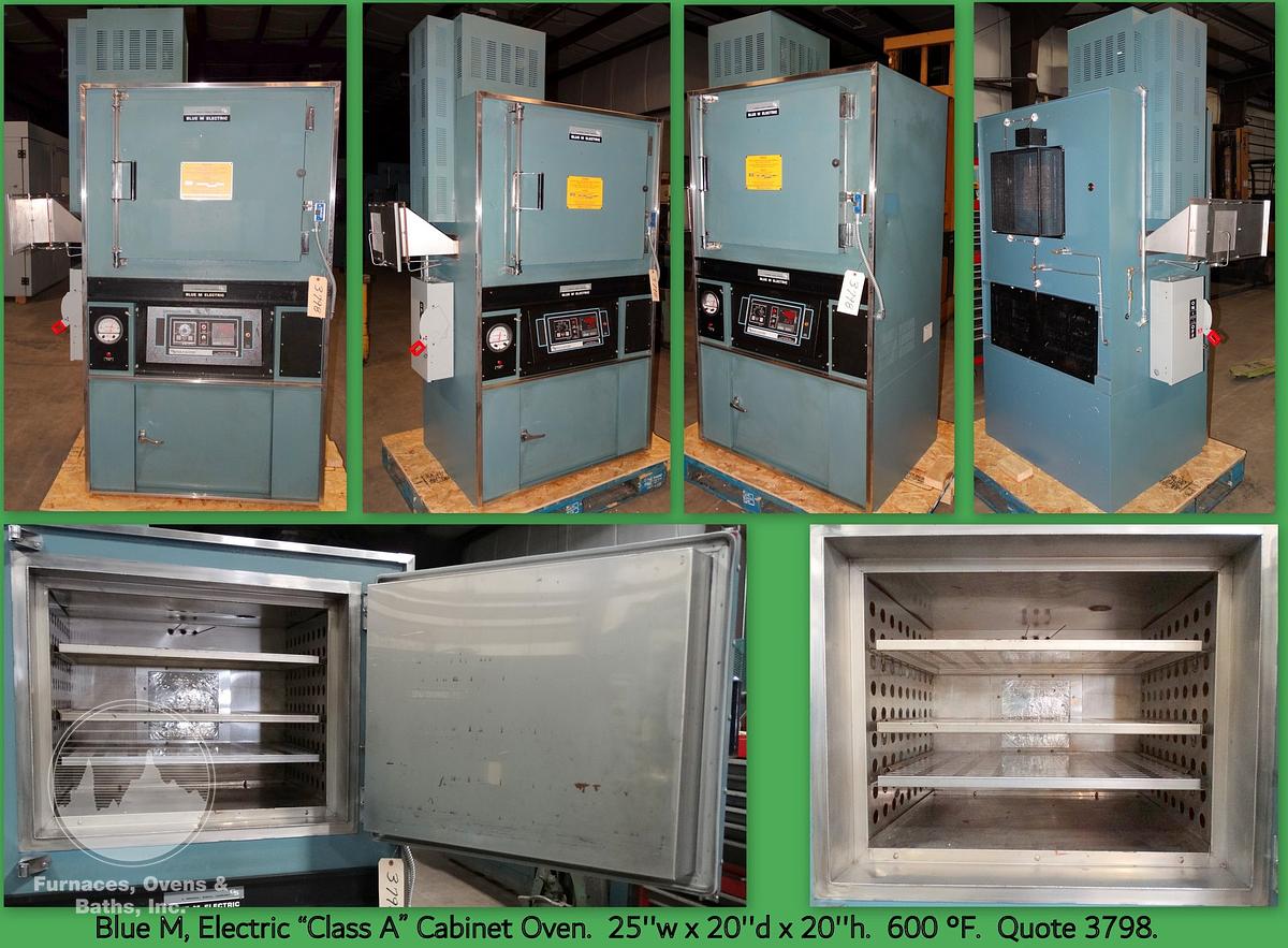 Used 25"W x 20"H x 20"L Blue M DC-256A-FHP Class A Cabinet Oven, 600°F, Electric