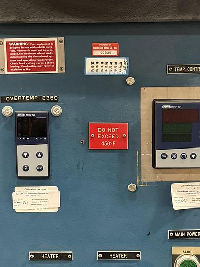 Used 48"W x 72"H x 48"L, Gruenberg, Electric Walk-In Oven, 450°F