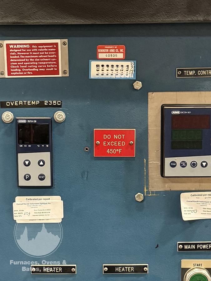 Used 48"W x 72"H x 48"L, Gruenberg, Electric Walk-In Oven, 450°F