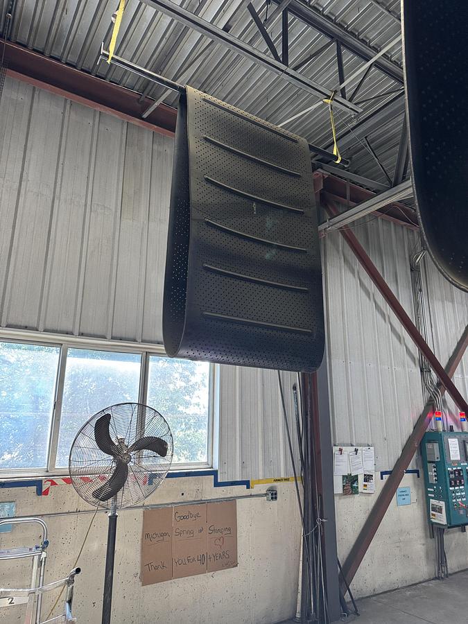 Used Wheelabrator WTB 6.0BD Rubber Belt Tumblast