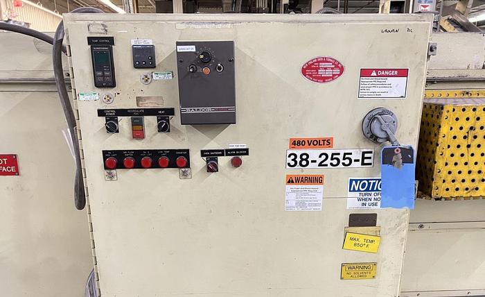 Used 19"W x 18" High x 120" Long, New England Oven Belt Conveyor Oven, Electric, 850-F