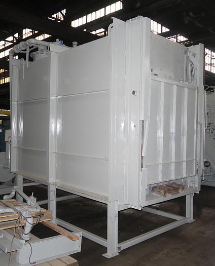Used Surface Combustion Direct Fired Box Furnace, 36"W x 36"H x 72"L, Gas Fired, 1750°F, Fiber Lined