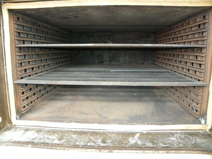 Used Grieve Modified ID-1250 Atmosphere Box Temper, 72"W x 42"H x 78"L, Electric, 1250°F
