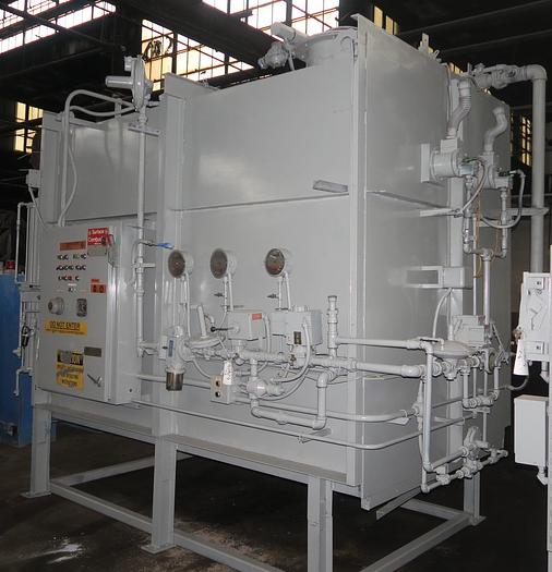Used Surface Combustion Direct Fired Box Furnace, 36"W x 36"H x 72"L, Gas Fired, 1750°F, Fiber Lined
