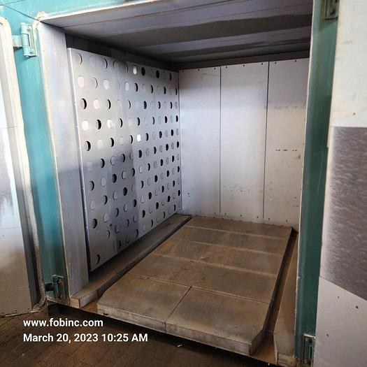 Used 60"W x 72"H x 72"L Grieve WRH 566-800 Gas Fired Walk-In Oven, 800°F