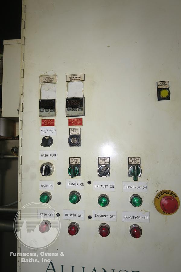 Used 24"W x 18" High Alliance Manufacturing Aquamaster - CB - 2400E, Electric, Wash and Heated Blow-Off