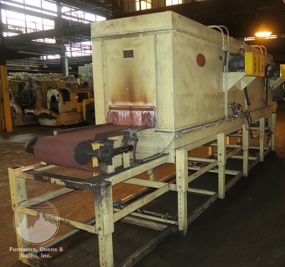 Used 19"W x 18" High x 120" Long, New England Oven Belt Conveyor Oven, Electric, 850-F