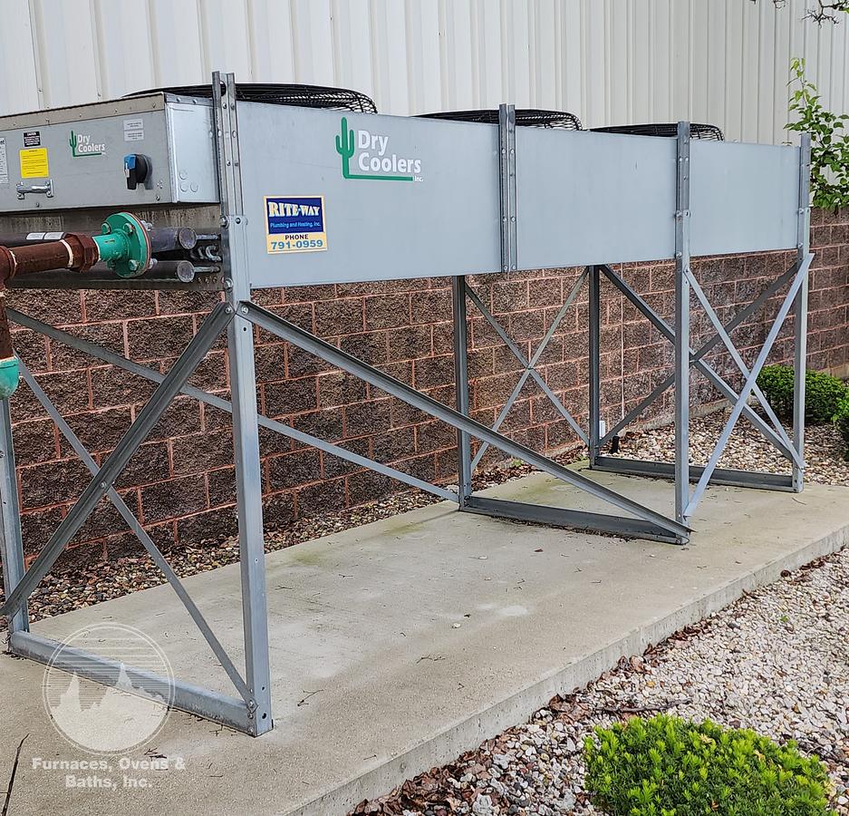 Used Dry Coolers Aqua-Vent Air Cooled Heat Exchanger 