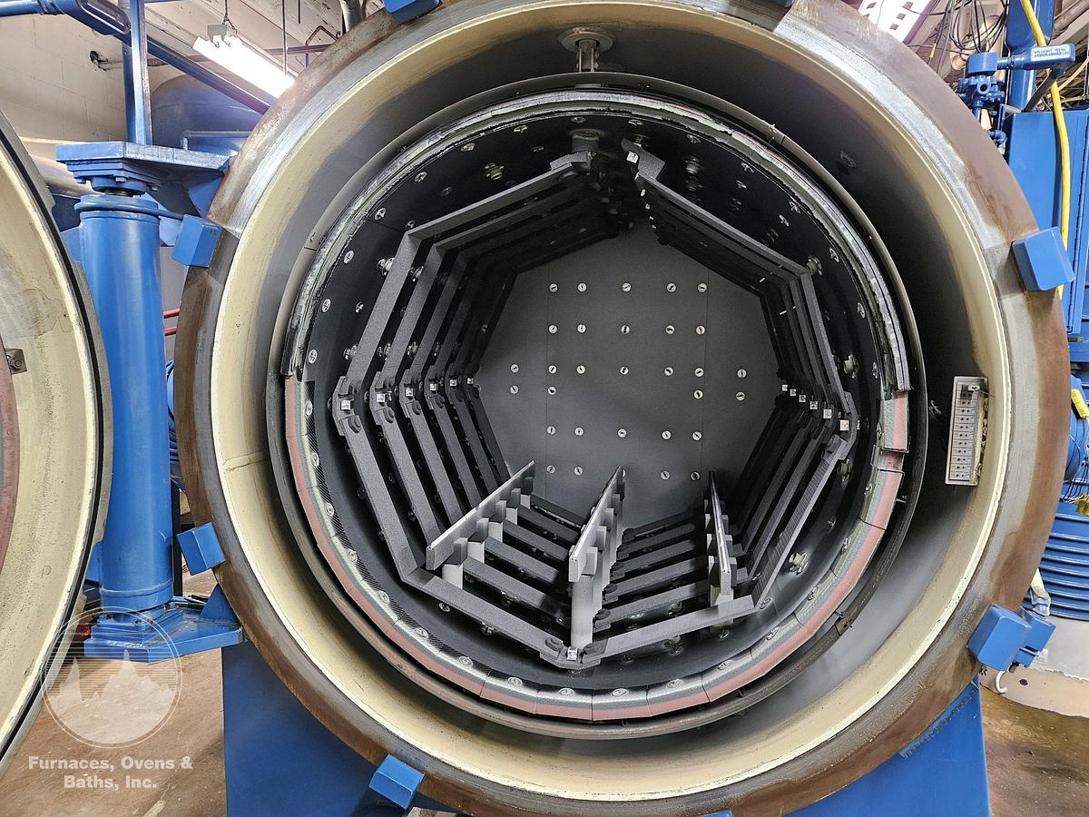 Used Abar Ipsen HR50x48-2 Vacuum Furnace, 2400-F, 2 Bar, Diffusion Pump