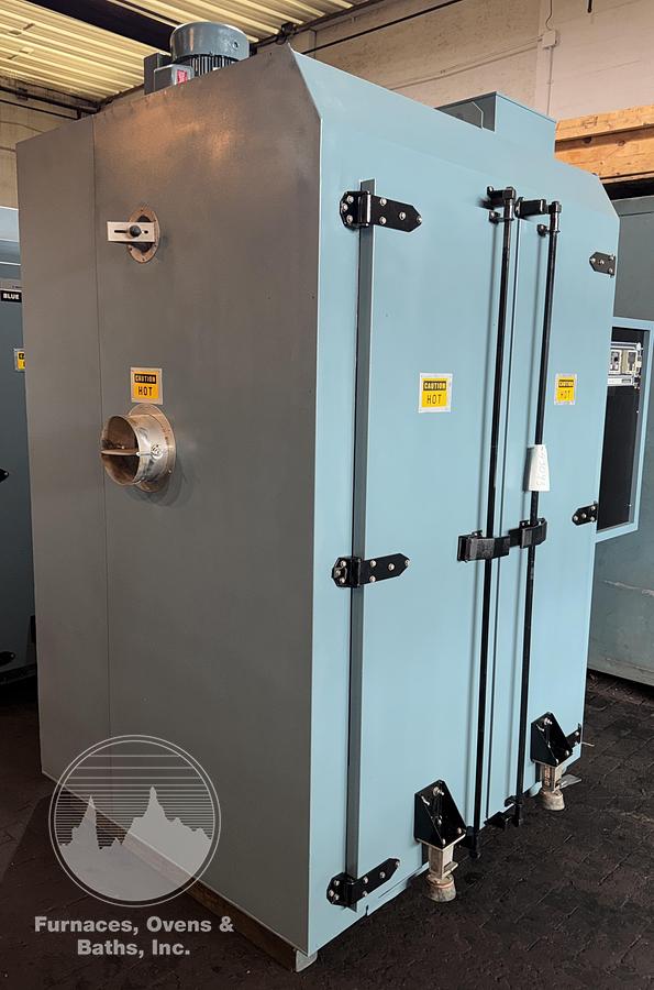 Used 48"W x 72"H x 48"L, Blue M 966 Batch/Truck Oven, 600°F, Stainless Interior