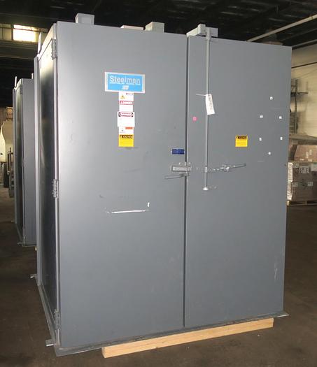 Used 60"W x 84"H x 60"L, Steelman, 500°F, Gas Fired, Class A, Solvent Rated, LIKE NEW