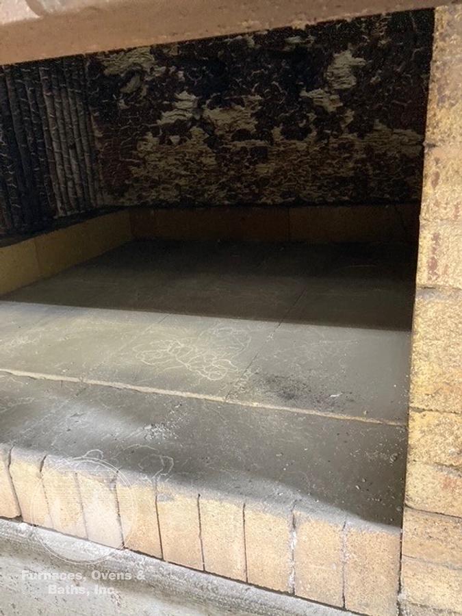 Used 48"W x 24"H x 48"L, Surface Combustion, Direct Fired Box Furnace, Gas Fired, 2000-F, Fiber Lined