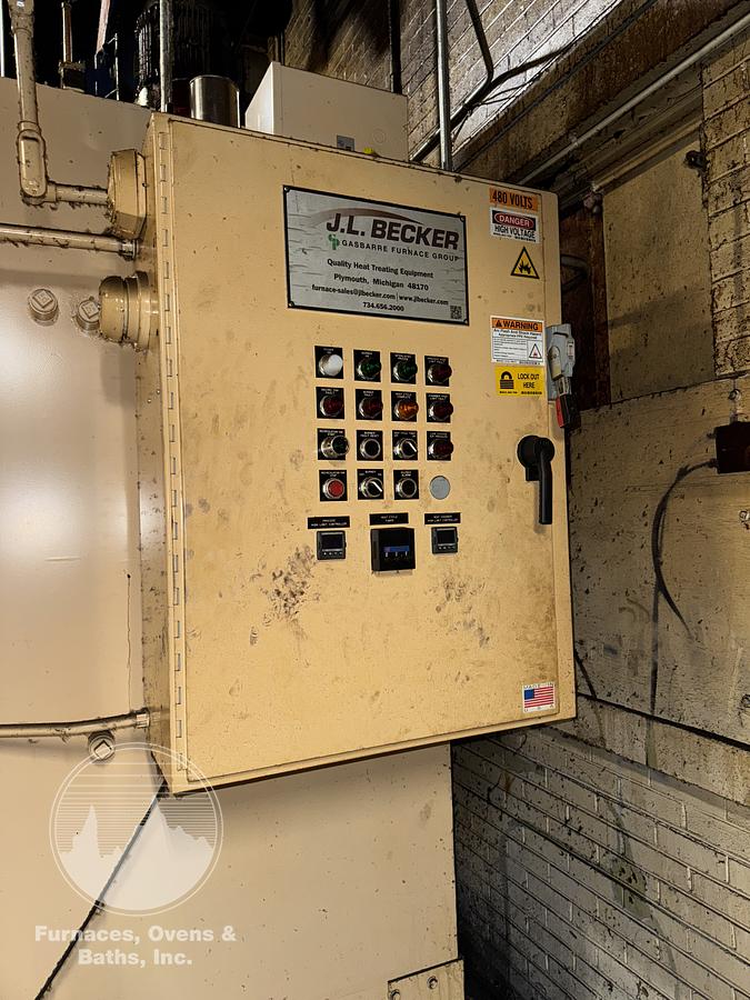 Used 36"W x 30"H x 72"L, Gasbarre, 1300°F, Gas Fired, Fiber Lined, 6000 Pound Capacity