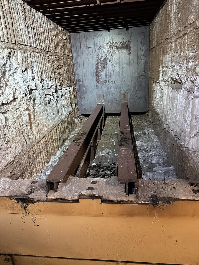 Used 36"W x 30"H x 72"L, Gasbarre, 1300°F, Gas Fired, Fiber Lined, 6000 Pound Capacity