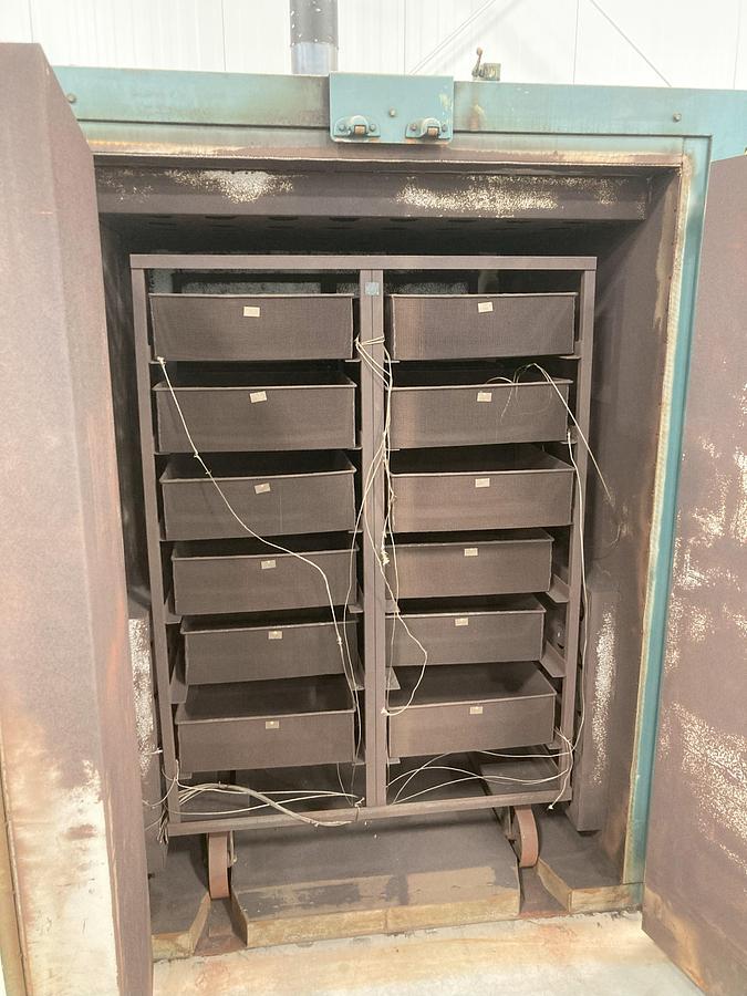 Used 48"W x 72"H x 48"L, Grieve B1-750, Gas Fired Walk-In/Truck Oven, 750°F