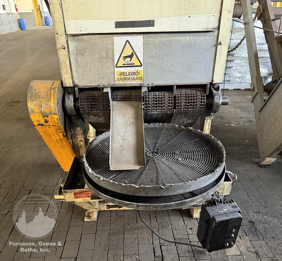 Used 20"W x 9" High x 15' Long, Wisconsin Belt Conveyor Oven, Electric, 500-F, w/Cooling