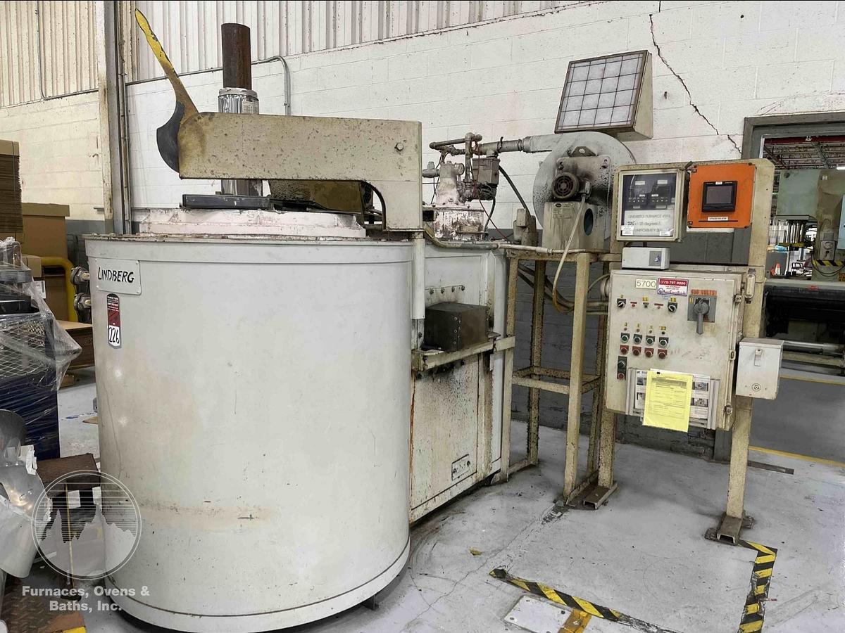 Used Lindberg Pit Temper, 28" Dia. x 28" Dp, Gas Fired, 1250°F