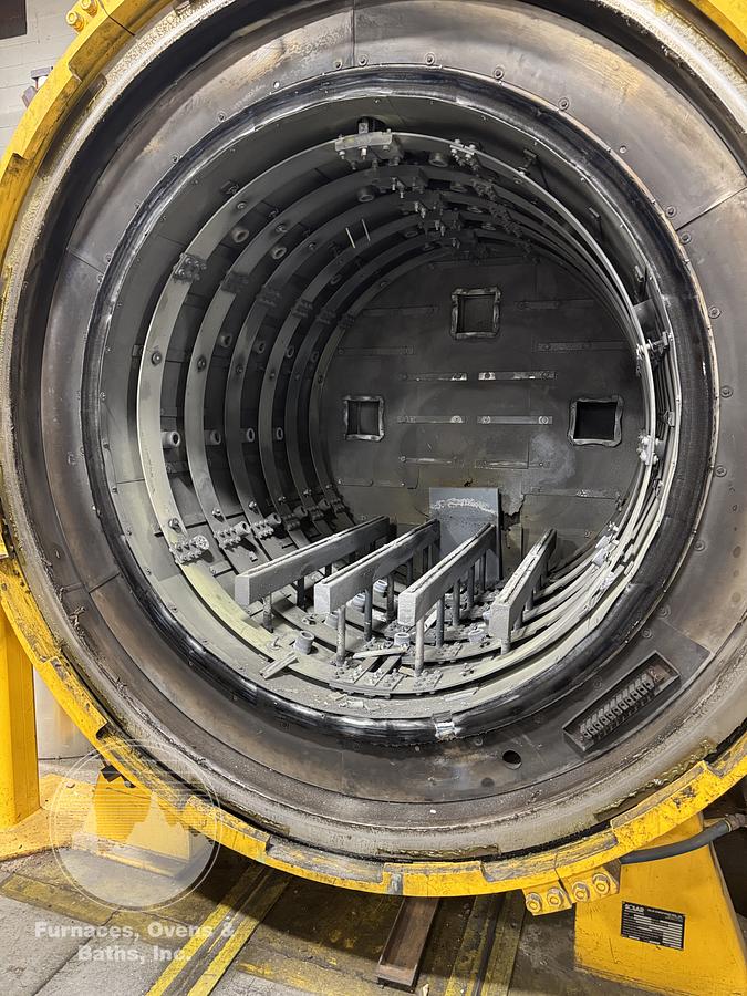 Used Solar Atmospheres HFL-5748-2EQ Vacuum Furnace, 2850-F, 2 Bar, Diffusion Pump, NEW HOT ZONE