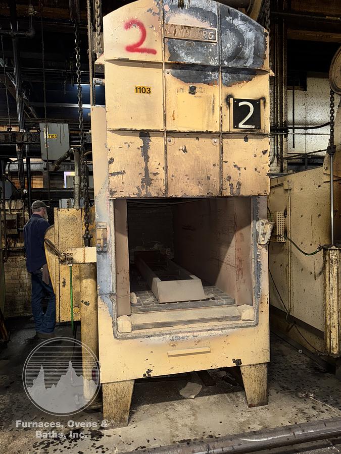 Used 36"W x 36"H x 96"L, Lindberg, 1250°F, Electric