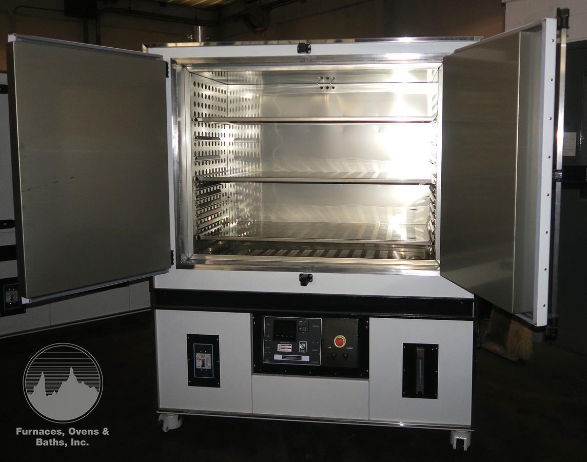 Used 48"W x 36"H x 24"L Blue M DCW-1406-E-F4T Cabinet Oven, 350°C/662°F, Electric