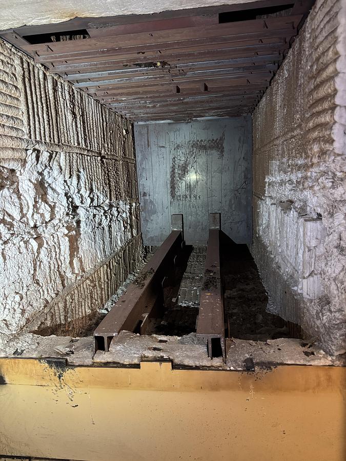 Used 36"W x 30"H x 72"L, Gasbarre, 1300°F, Gas Fired, Fiber Lined, 6000 Pound Capacity