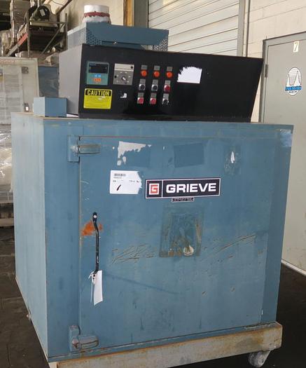 Used 36"W x 36"H x 36"L, Grieve AB-500, Electric, 500-F/400-F w/Solvents