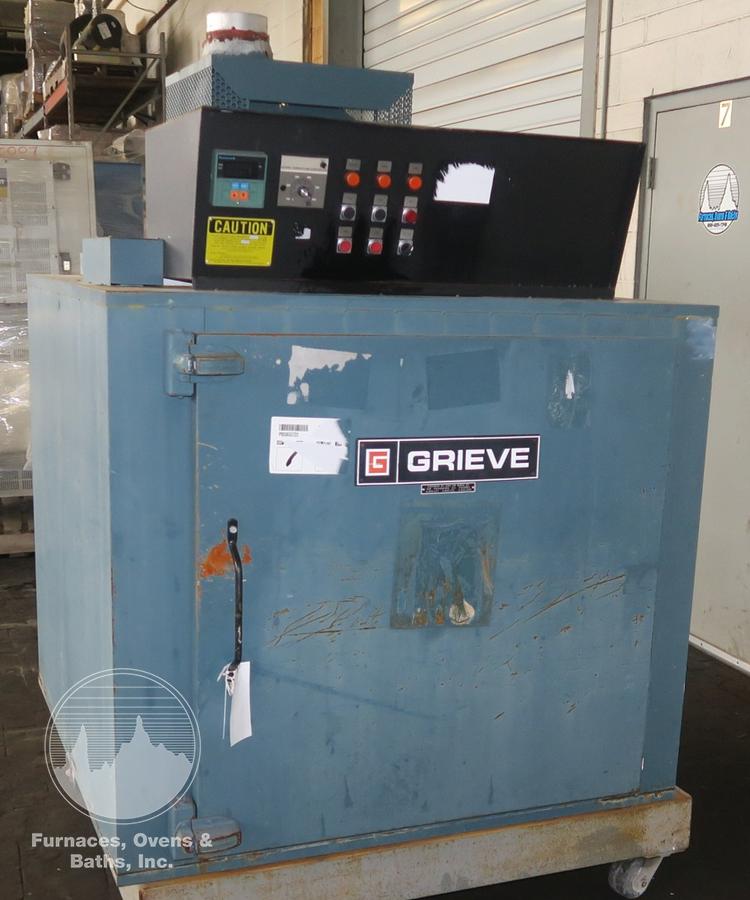 Used 36"W x 36"H x 36"L, Grieve AB-500, Electric, 500-F/400-F w/Solvents