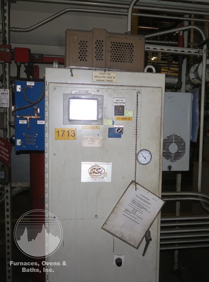 Used Surface Combustion Super Allcase Integral Quench Furnace, 36"W x 36"H x 72"L, Pro Electric, 1750°F
