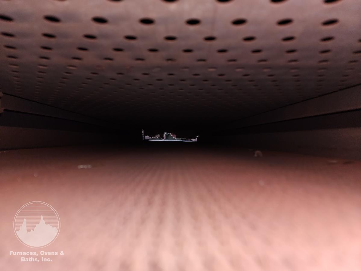 Used 18"W x 4" High x 72" Long, New England Oven Belt Conveyor Oven, Electric, 850-F