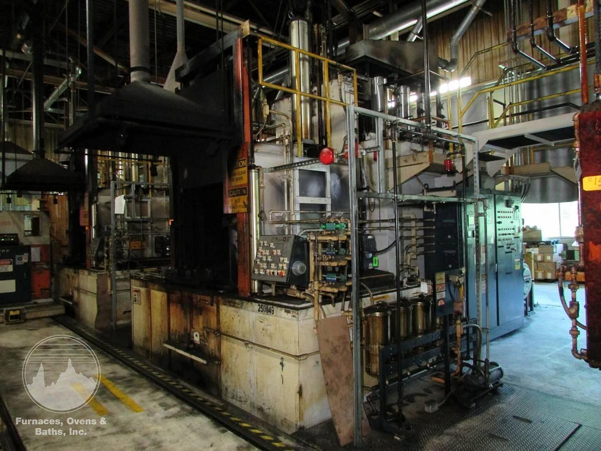 Used AFC Integral Quench Furnace, 36"W x 36"H x 48"L, Gas Fired, 1750°F