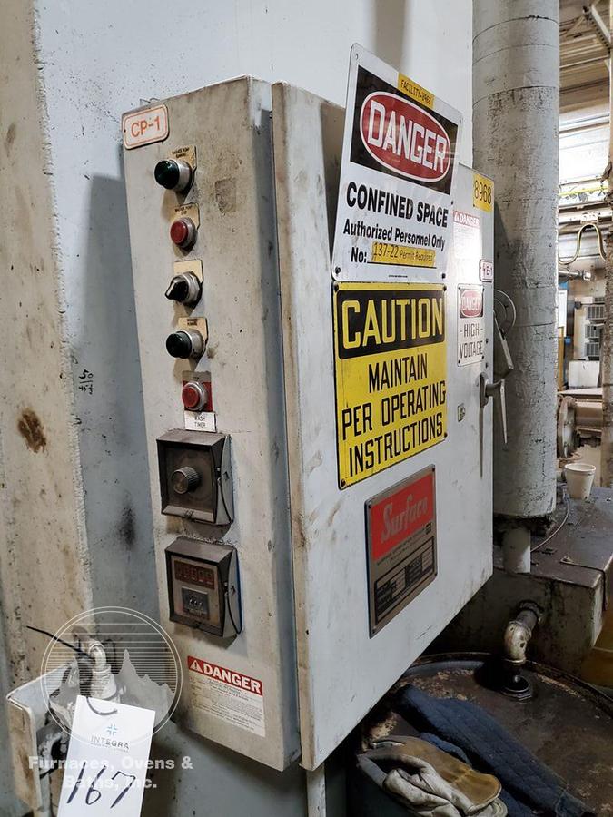 Used Surface Combustion Spray Washer 36"W x 36"H x 72"L