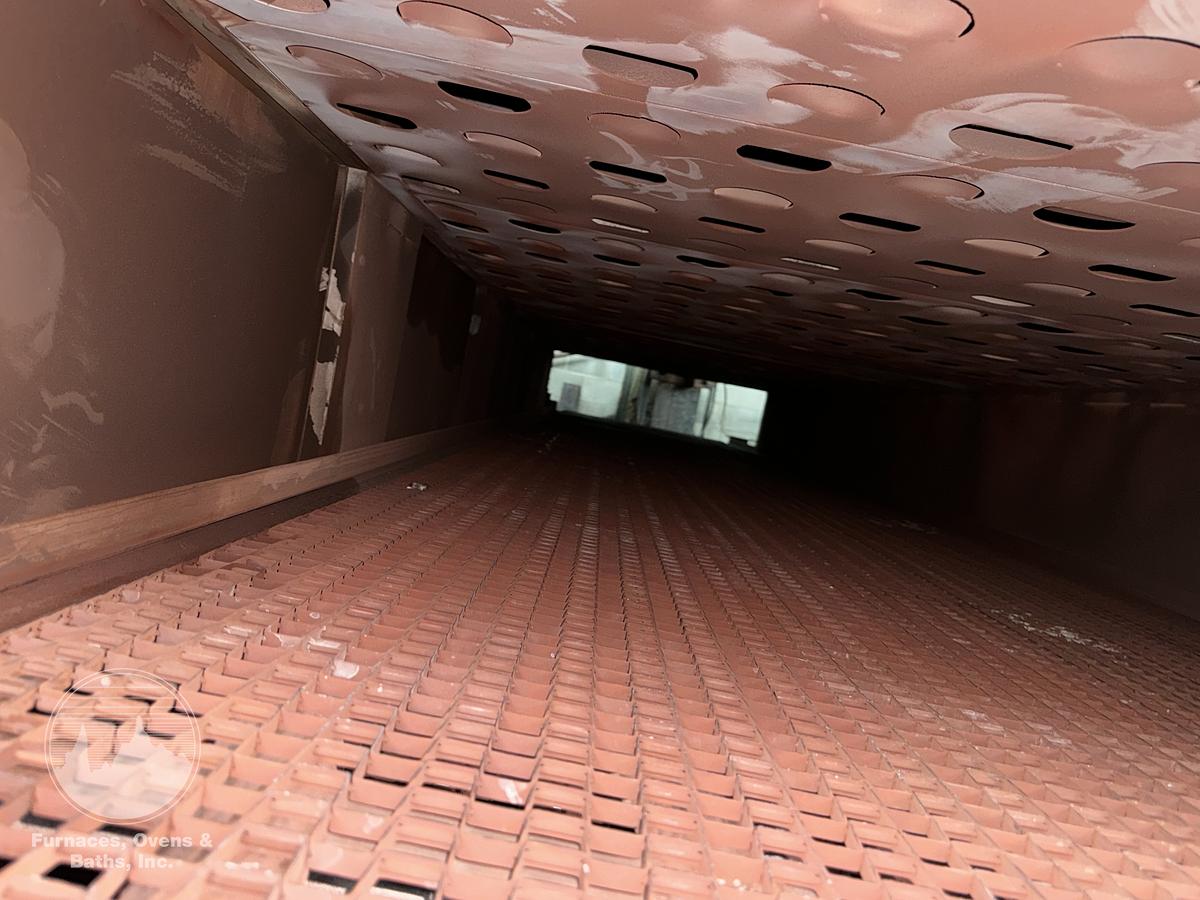 Used Grieve Conveyor Oven, 48”W (50” wide opening) x 15"H x 21’ Long, Gas, 650-F