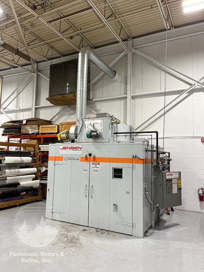 Used 98"W x 80"H x 96"L, Jensen Industries, 500-F, Gas Fired, Solvent Rated