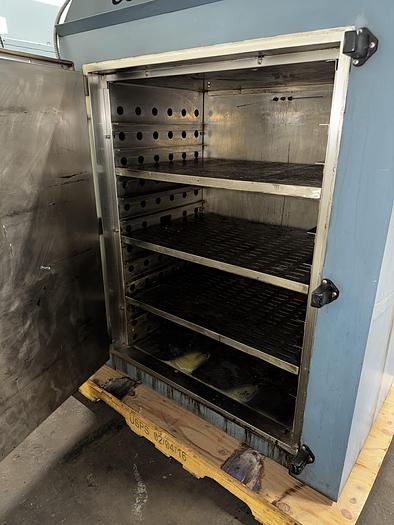 Used 36"W x 48"H x 24"L, Blue M DC-246G Cabinet Oven, 600°F, Stainless Interior