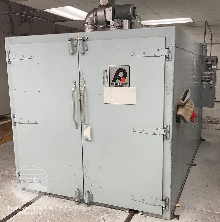 Used 60"W x 72"H x 96"L, Precision Quincy, Gas Fired Walk-In Oven, 500°F, Solvent Rated , Class A