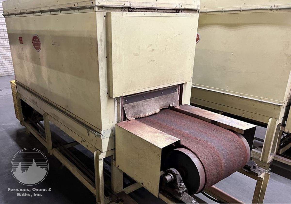Used 19"W x 18" High x 120" Long, New England Oven Belt Conveyor Oven, Electric, 850-F