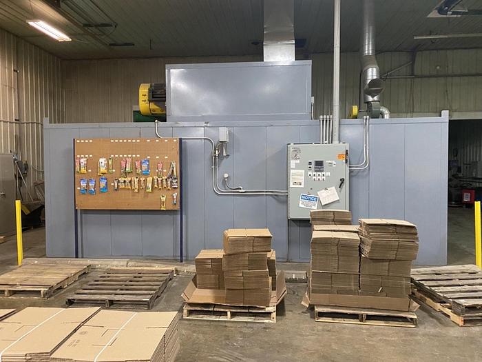 Used 84"W x 84"H x 264"L (22'L), Lewco, Electric Walk-In Oven, 500°F, Double Ended