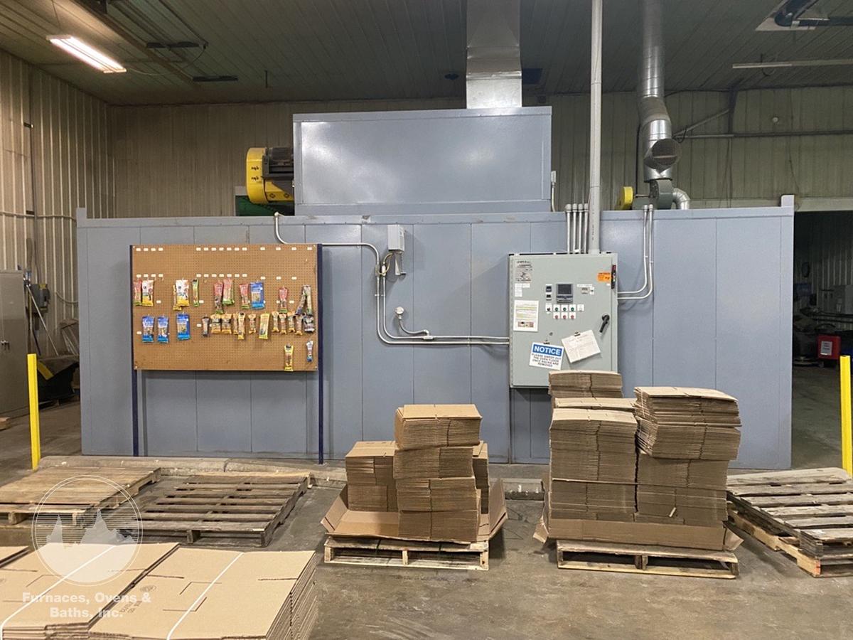 Used 84"W x 84"H x 264"L (22'L), Lewco, Electric Walk-In Oven, 500°F, Double Ended