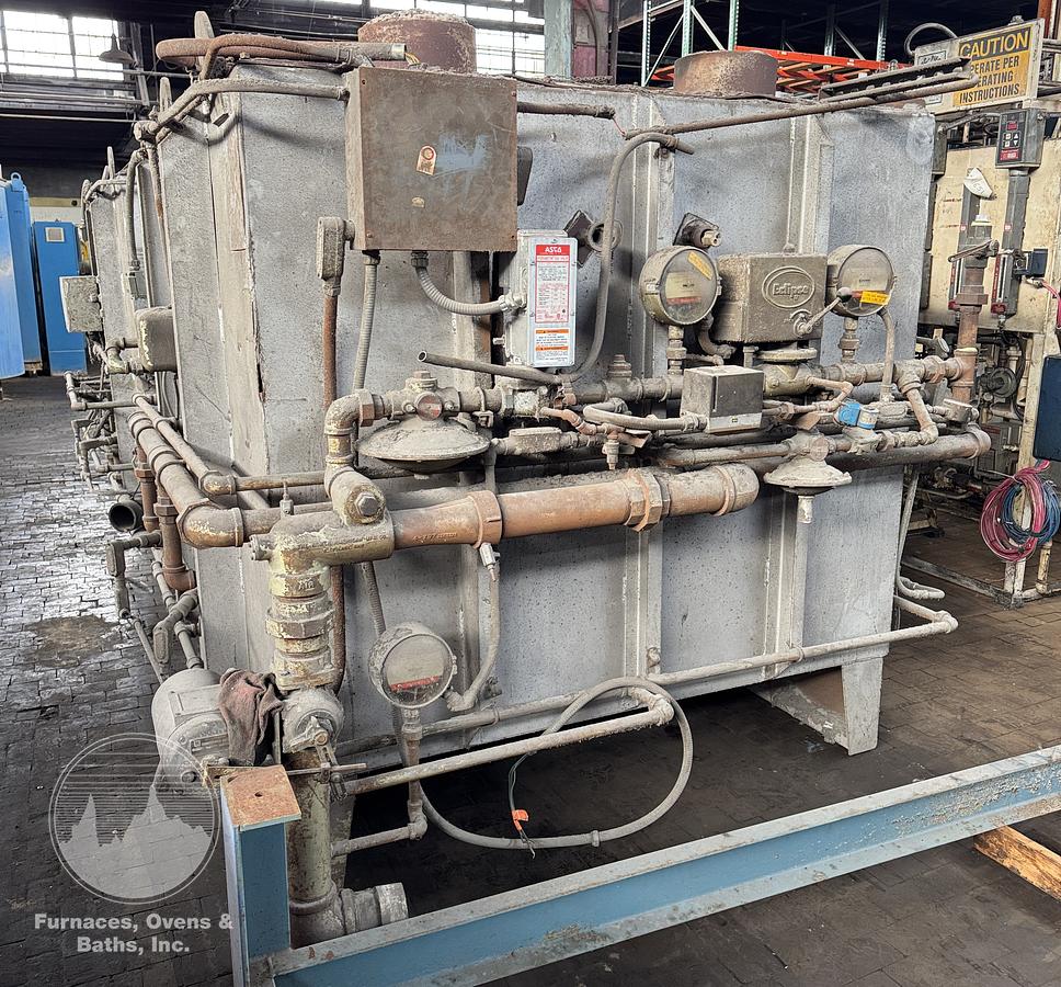 Used 48"W x 24"H x 48"L, Surface Combustion, Direct Fired Box Furnace, Gas Fired, 2000-F, Fiber Lined