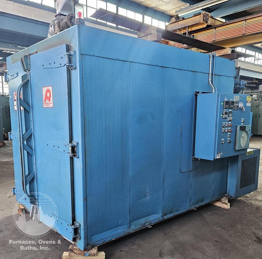 Used 60"W x 72"H x 96"L, Precision Quincy Class A Gas Fired Walk-In Oven, 850°F, Solvent Rated