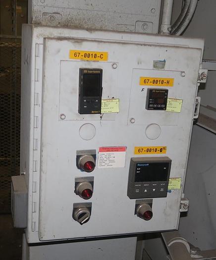 Used Surface Combustion Box Temper 36"W x 36"H x 72"L, Electric, 1250-F