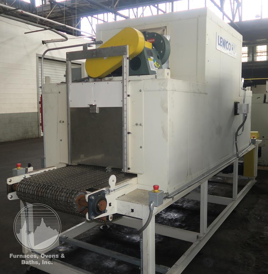 Used 24"W x 18" High x 120" Long, Lewco Belt Conveyor Oven, Electric, Class A, 500-F