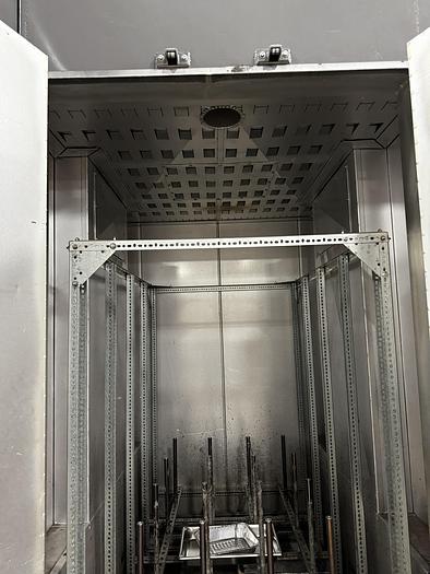 Used 48"W x 84"H x 72"L, Wisconsin Oven, Electric Walk-In Oven, Solvent Rated, 500°F