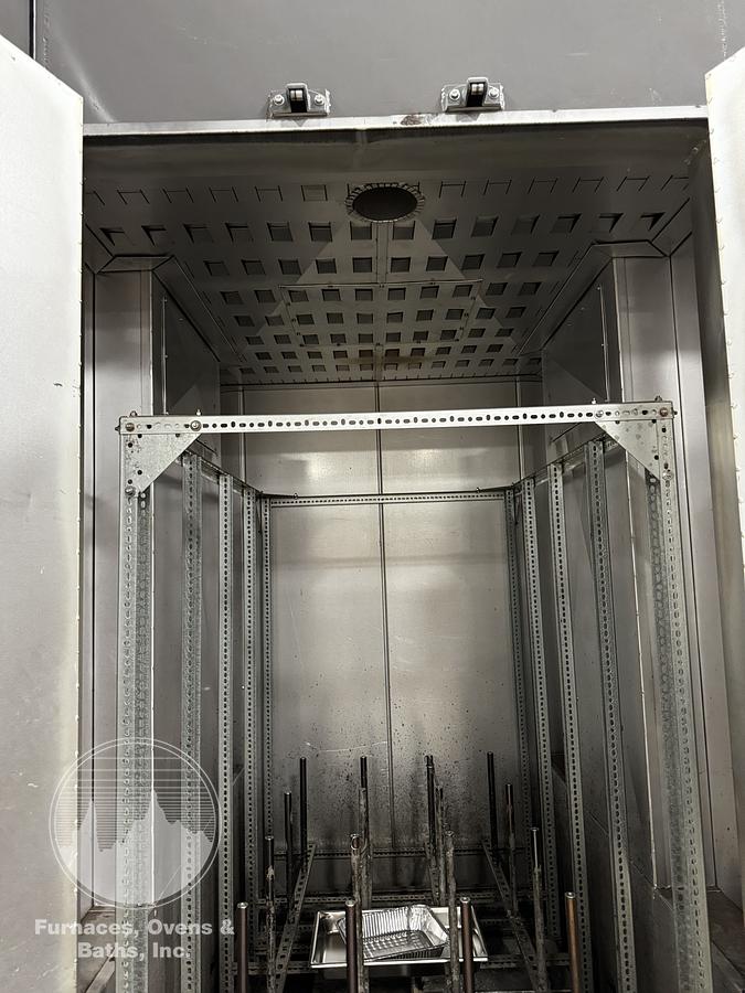 Used 48"W x 84"H x 72"L, Wisconsin Oven, Electric Walk-In Oven, Solvent Rated, 500°F