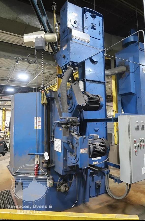 Used Wheelabrator 48” Diamter Table Shot Blast w/Dust Collector