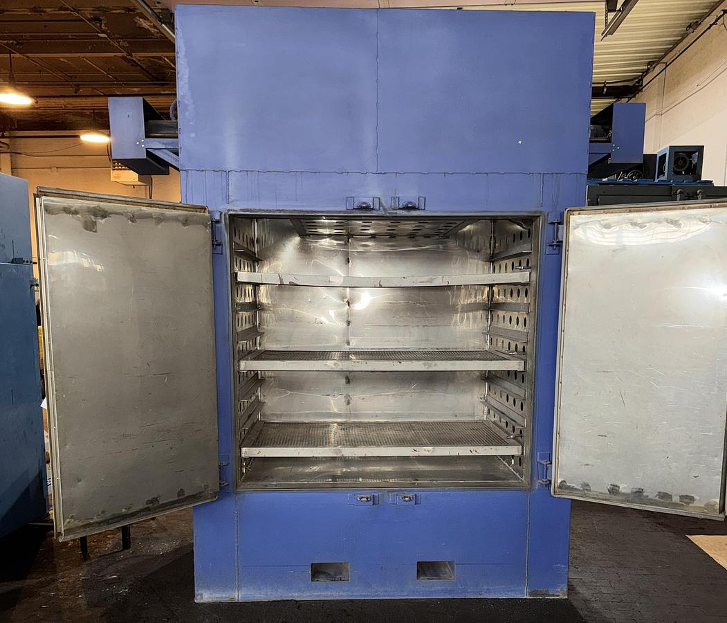 Used 60"W x 54"H x 36"L E.J. Callhan Cabinet Oven, 400°F, Electric, Stainless Steel Interior, Vacuum Composite Oven
