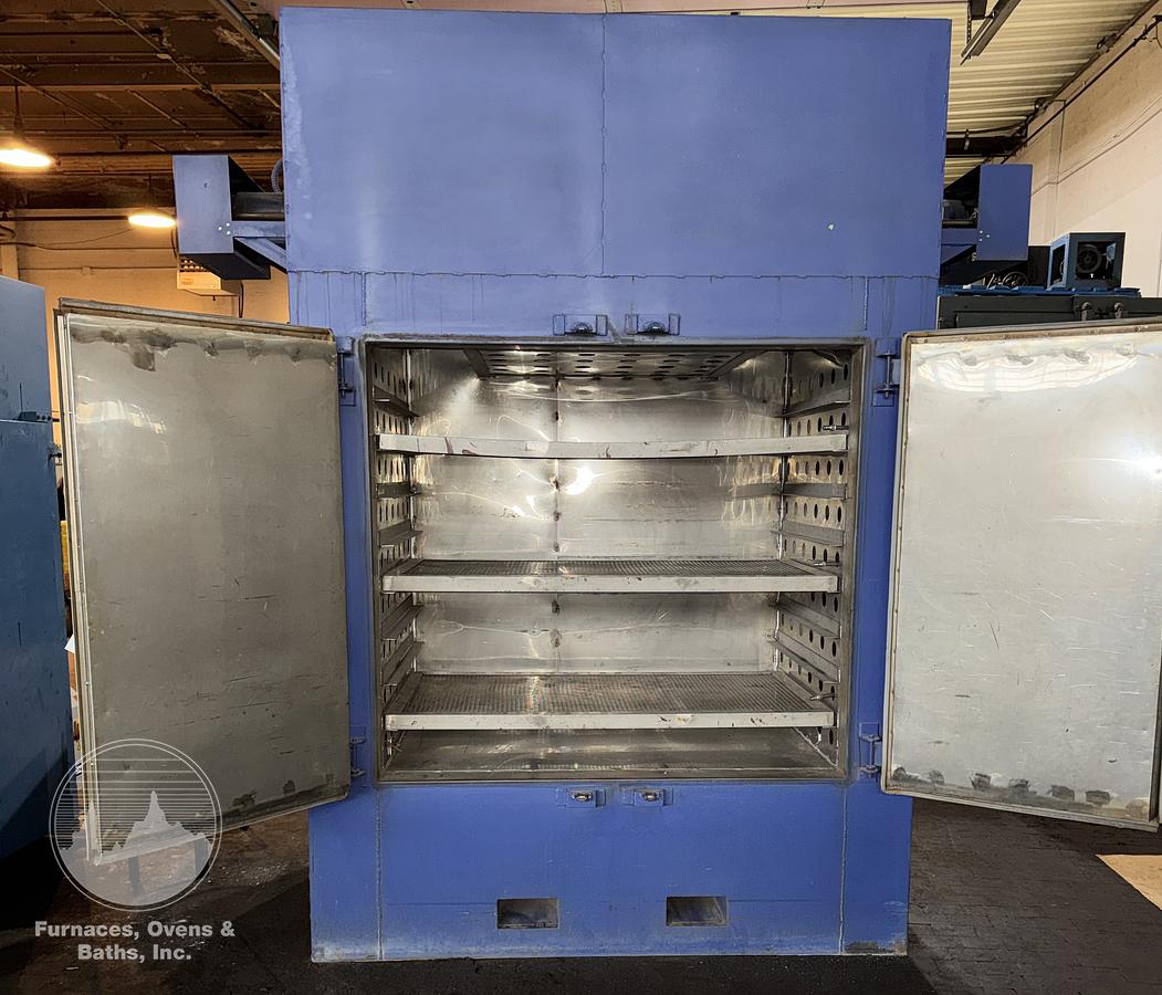 Used 60"W x 54"H x 36"L E.J. Callhan Cabinet Oven, 400°F, Electric, Stainless Steel Interior, Vacuum Composite Oven