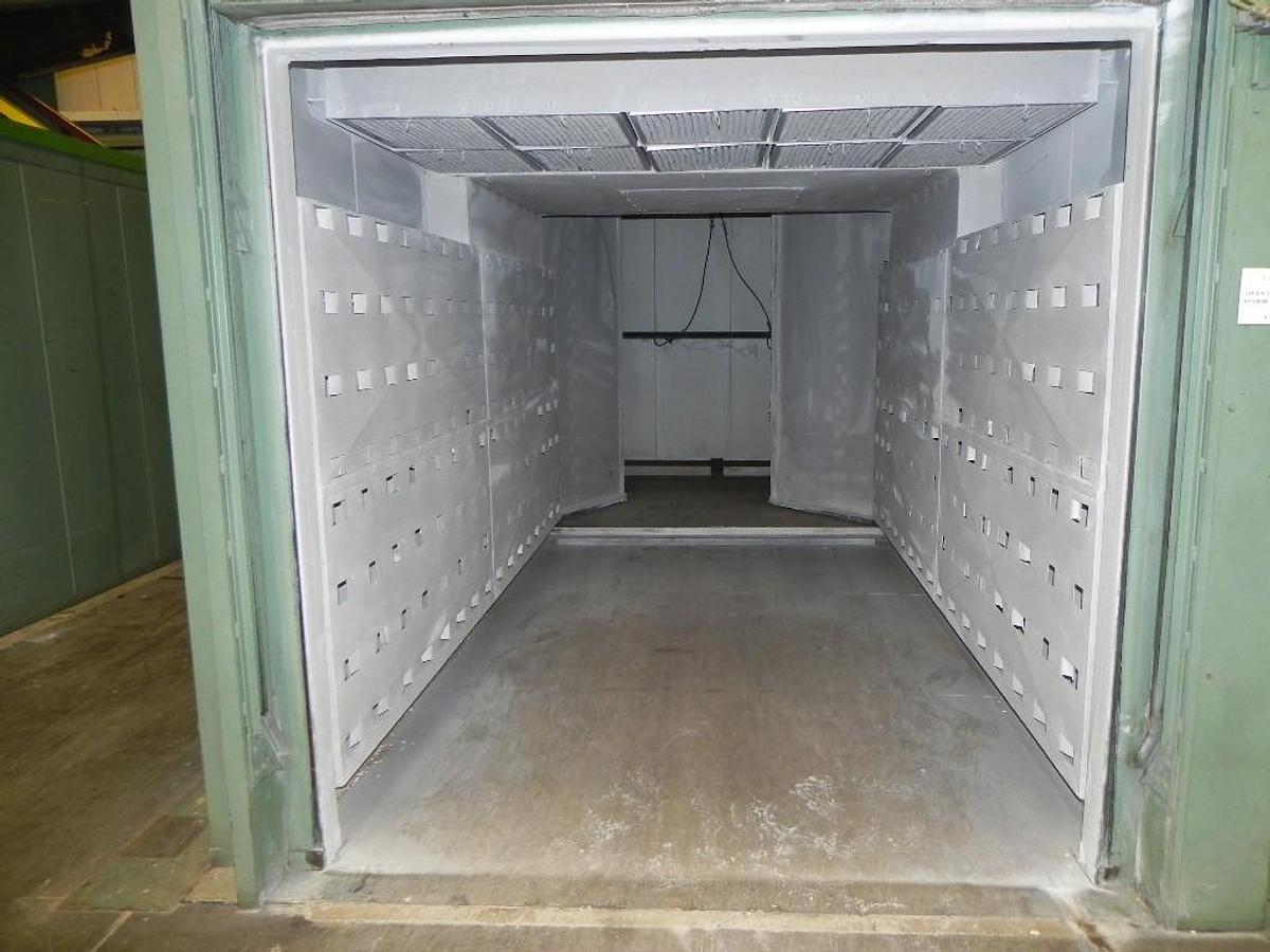 Used 72"W x 72"H x 132"L (11'), Wisconsin Walk-In Oven SWT-6116-E, 600°F, Electric, Powered Exhaust